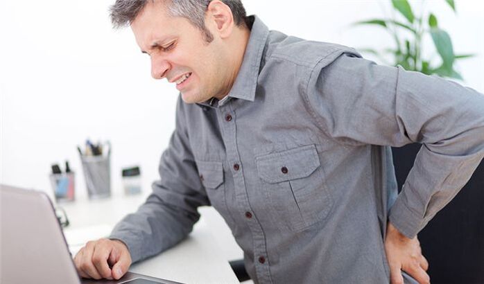 sakit sa likod na may osteochondrosis